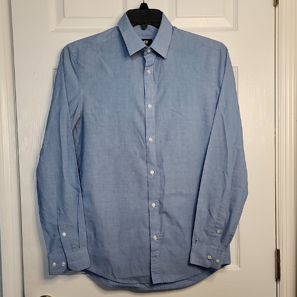 H&M Other - H&M Light Blue Casual Button-Down Shirt